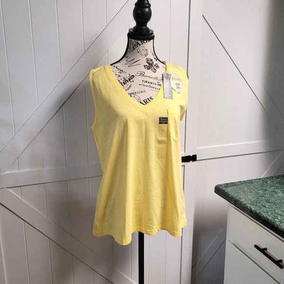 Yellow Tank Top Natural Reflections (Bass Pro) NWT - Picture 5 of 12